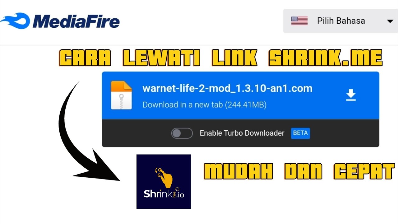 Cara Lewati Link Shrink.me, Caranya Simple